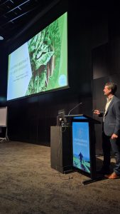Damien at HortNZ conference